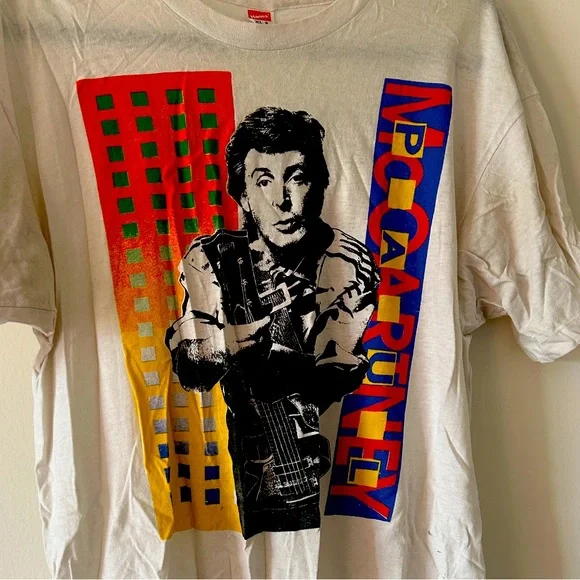 希少 未開封 90's Paul McCartney shirt Vintage Paul McCartney